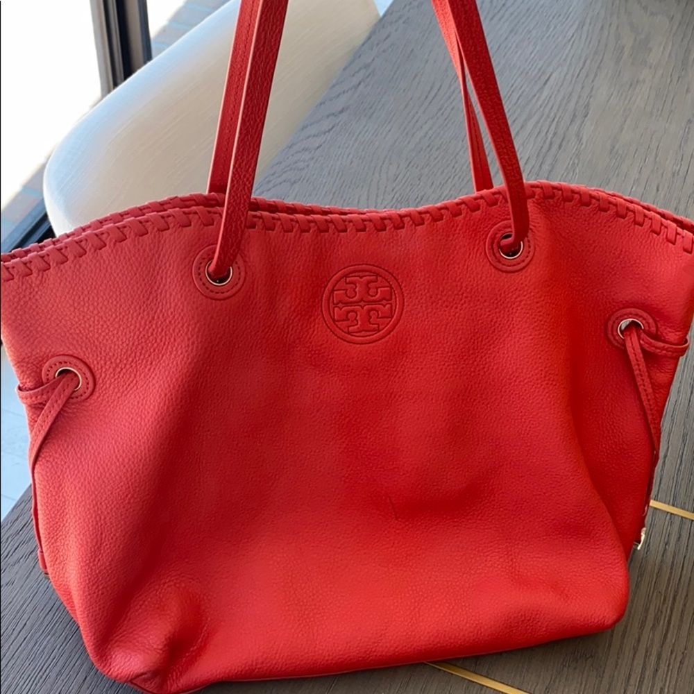 Red Tory Burch Tote